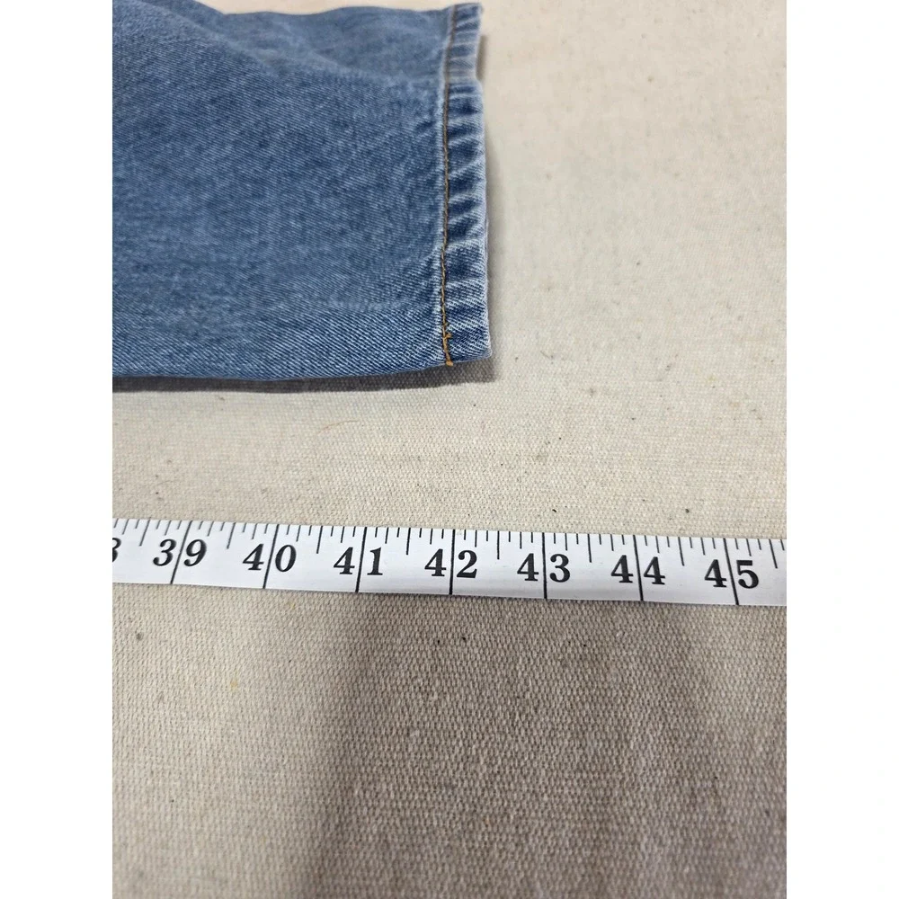 Wolverine Mens Carpenter Jeans 42x30 Blue Denim Workwear Hammer Loop Pants